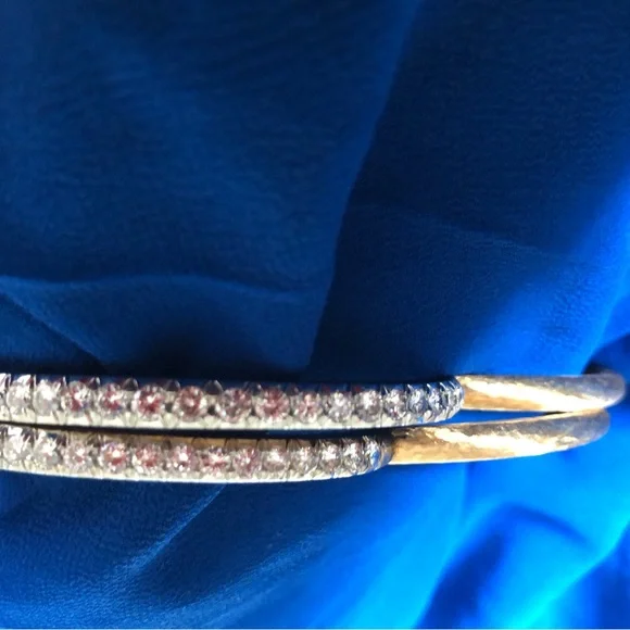 Vintage Diamond, platinum and Gold Bracelets - Picture 8 of 13